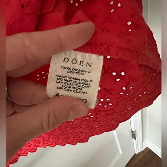 Dôen Jora Linen Dress in Scarlet Size XS NWT